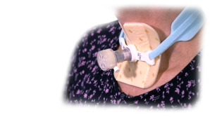 Taleventil på patient