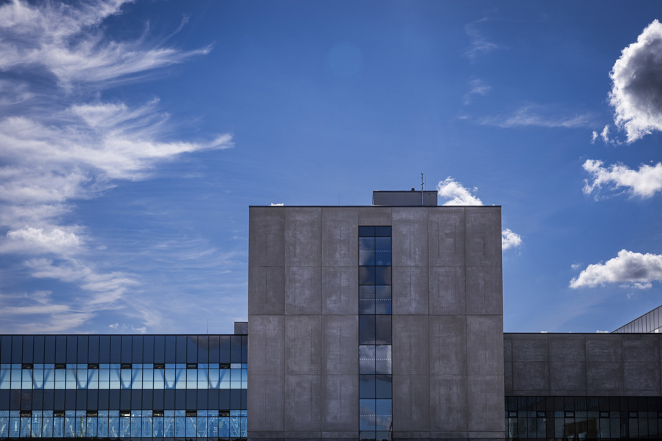 Det nye OUH udefra september 2025