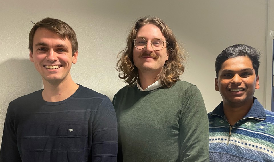 Jeppe Olesen, Kristian Bach Laursen og Ajithan Christian