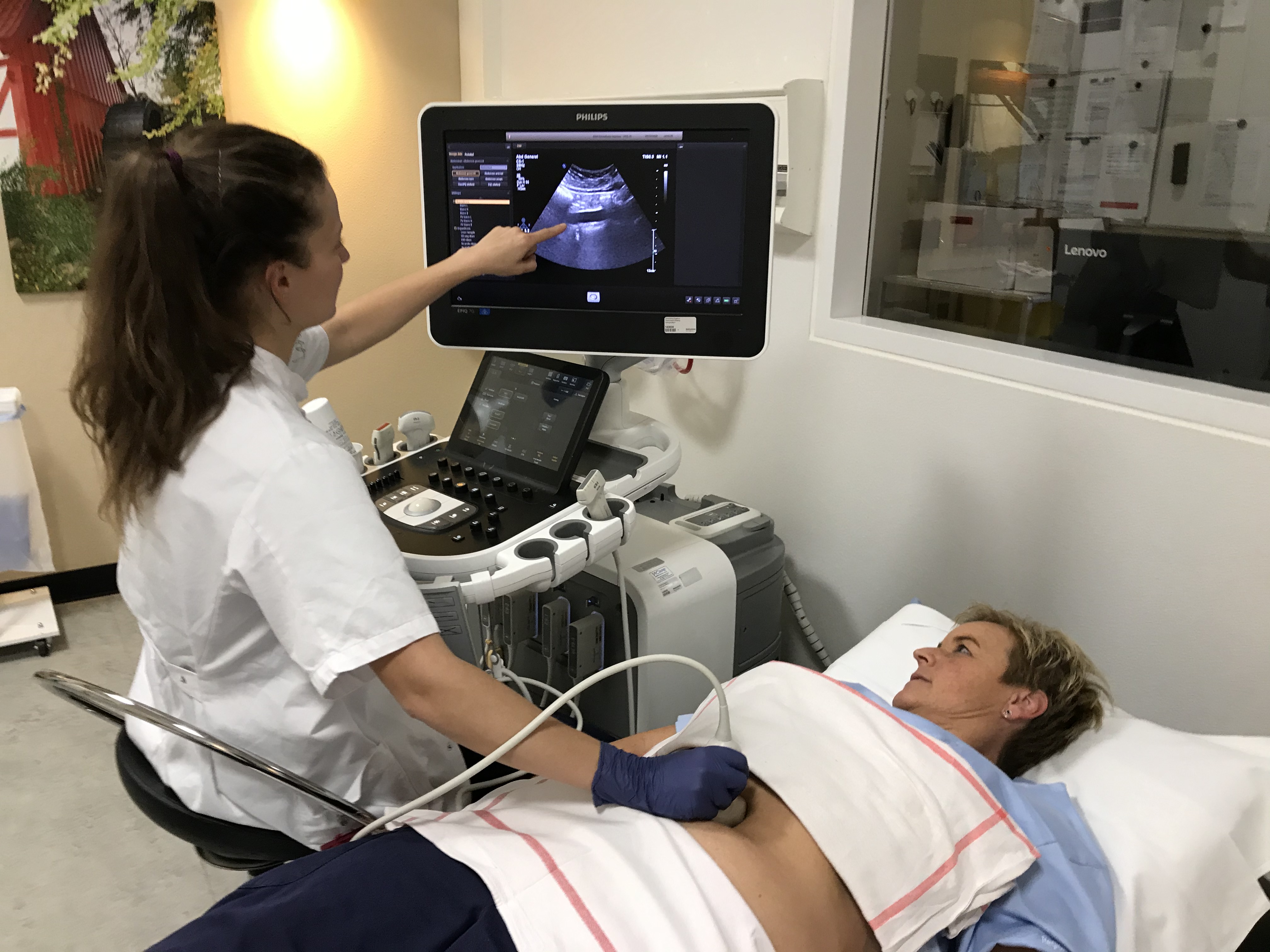 Ultralydsskanning af nedre abdomen