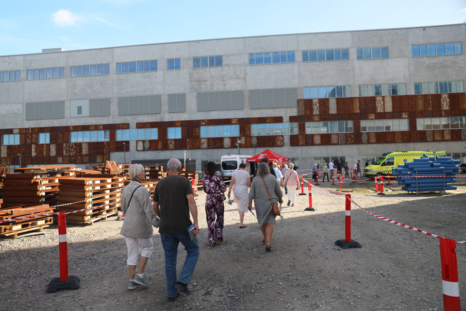 Åbent Hus på byggeriet af det nye OUH september 2025