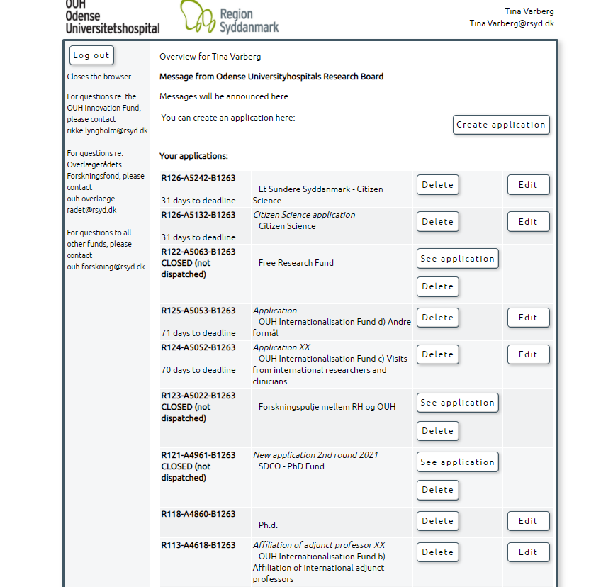 Box for edit - screen shot efond