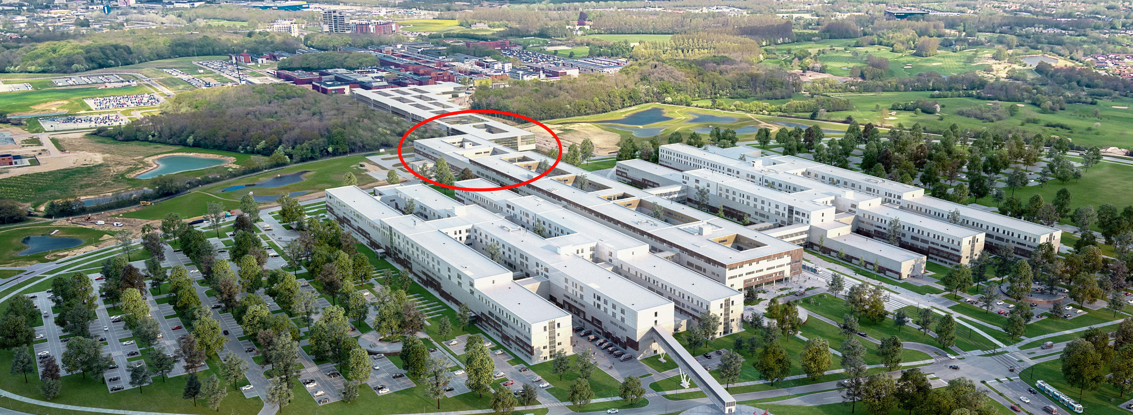 The new OUH is being built together with NYT SUND which is the new Faculty of Health Sciences at the University of Southern Denmark.