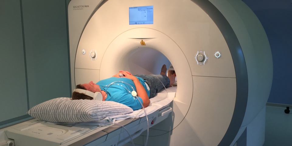 MR-undersøgelse af fod og fodled.