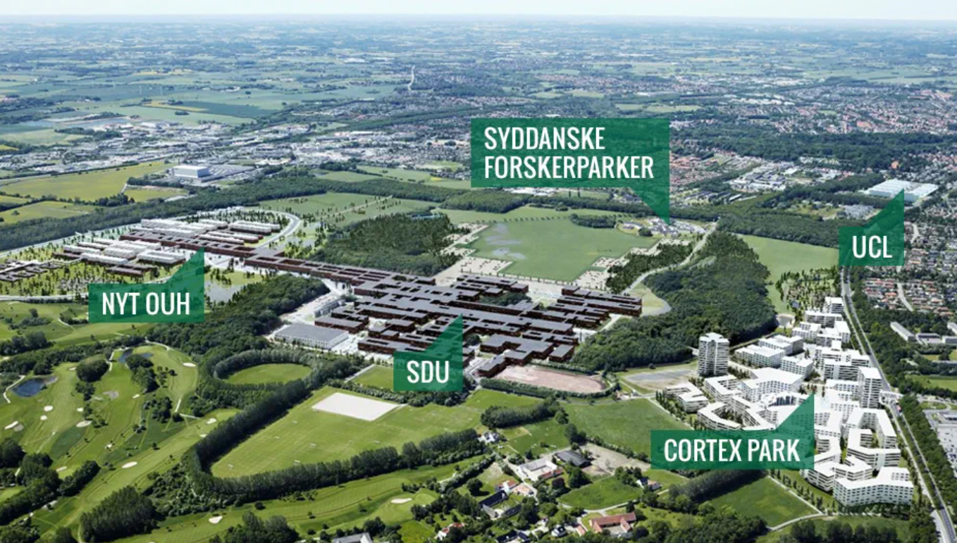 The new OUH is part of Campus Odense, which also includes educational institutions, research, business and accomodation.