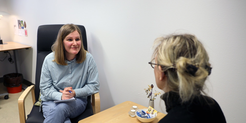 Samtale på Klinik for Senfølger