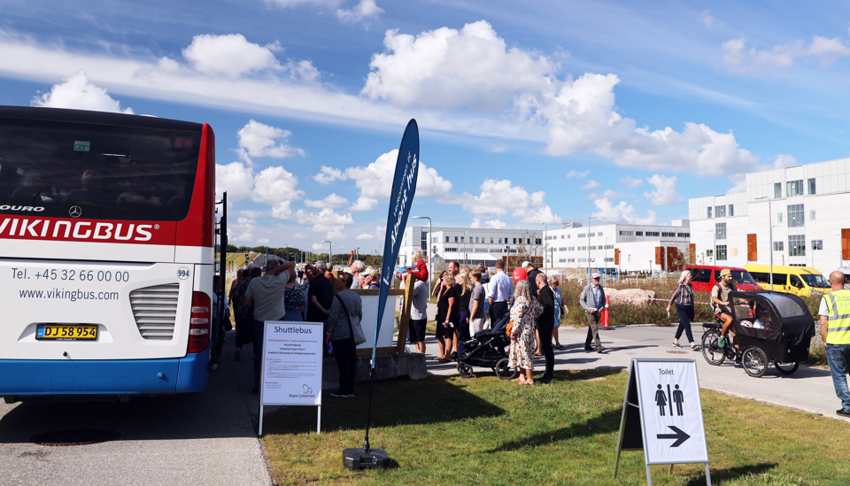 Åbent Hus på byggeriet af det nye OUH september 2025 - shuttlebus