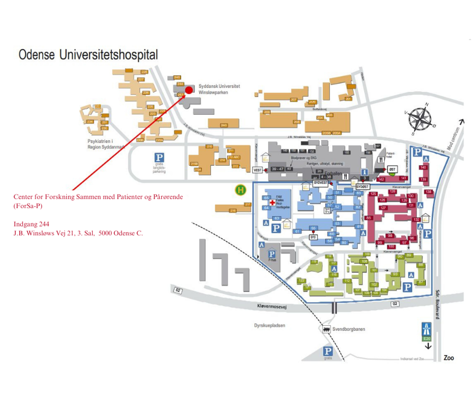 ForSa-P har kontor på 3. sal ved indgang 244