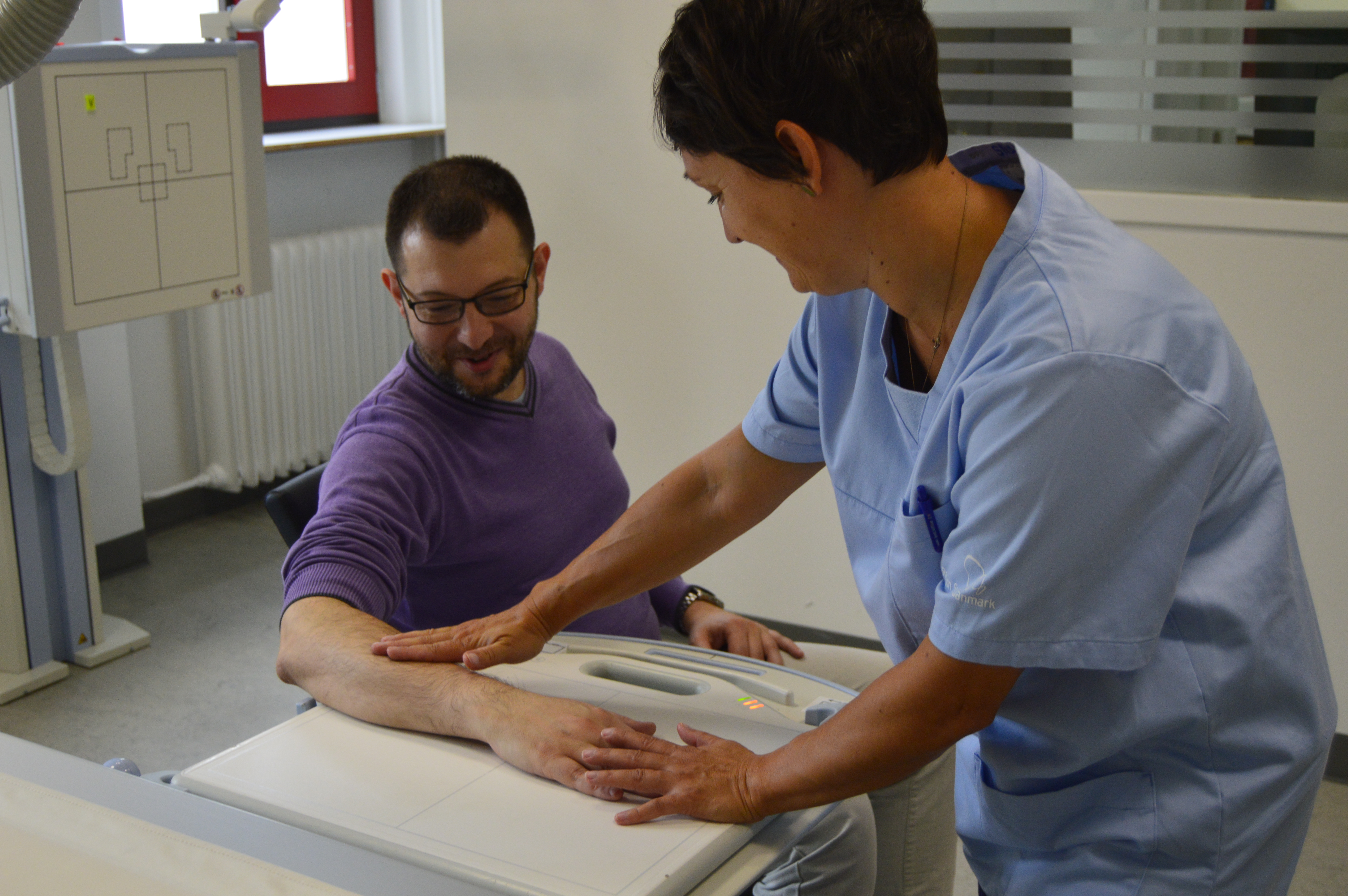 Røntgenundersøgelse af håndled