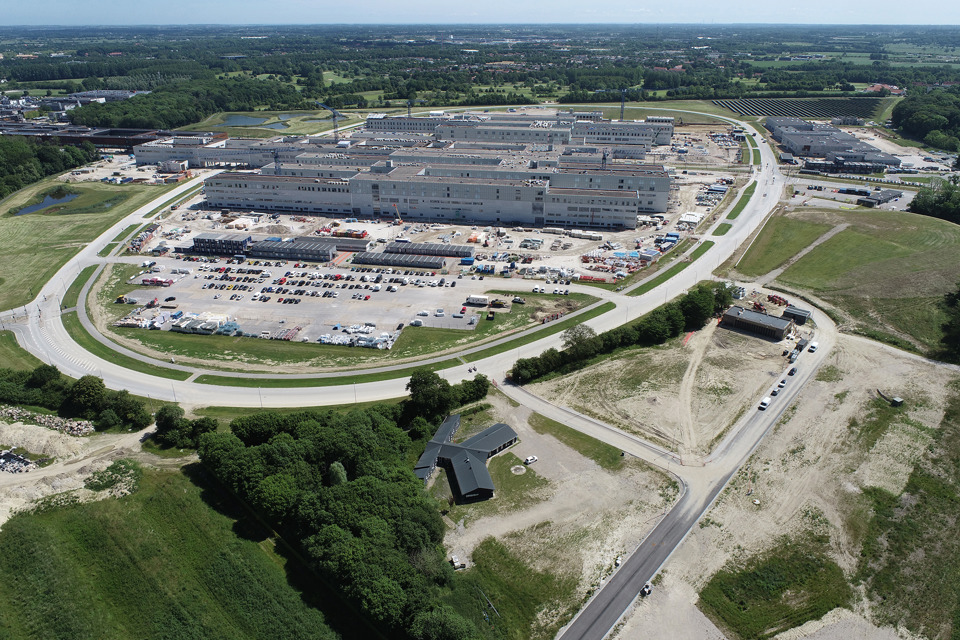 The new OUH construction site June 2022