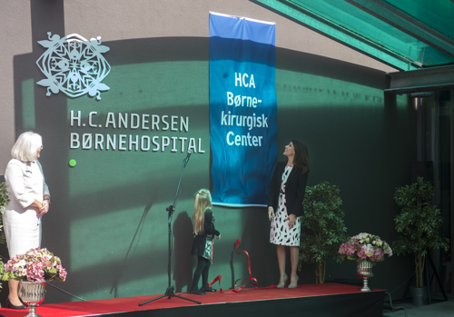 HCA Børnekirurgisk Center indvielse 3.4.2017 HKH Prinsesse Marie
